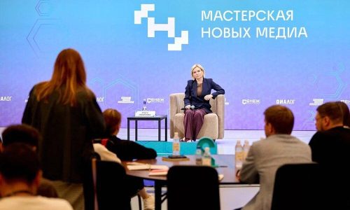 Ольга Любимова ответила на вопросы участников «Мастерской новых медиа»