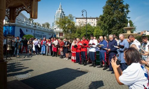 В Москве отпраздновали День российского казачества