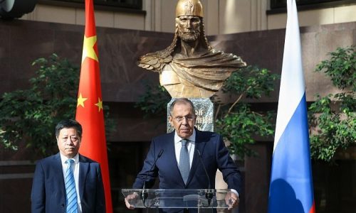 В МИД открылась выставка к 75-летию дипотношений России и Китая