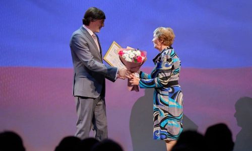 Ольга Любимова приняла участие в открытии сцены школьного театра в Жуковском