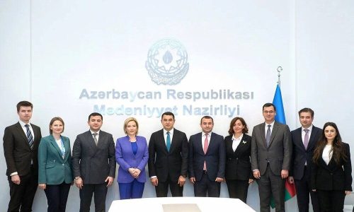 Ольга Любимова встретилась с азербайджанским коллегой в Баку