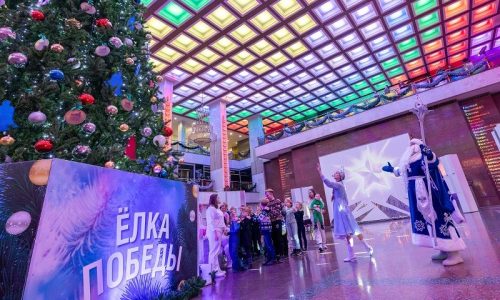 В Музее Победы установят десятиметровую новогоднюю ель